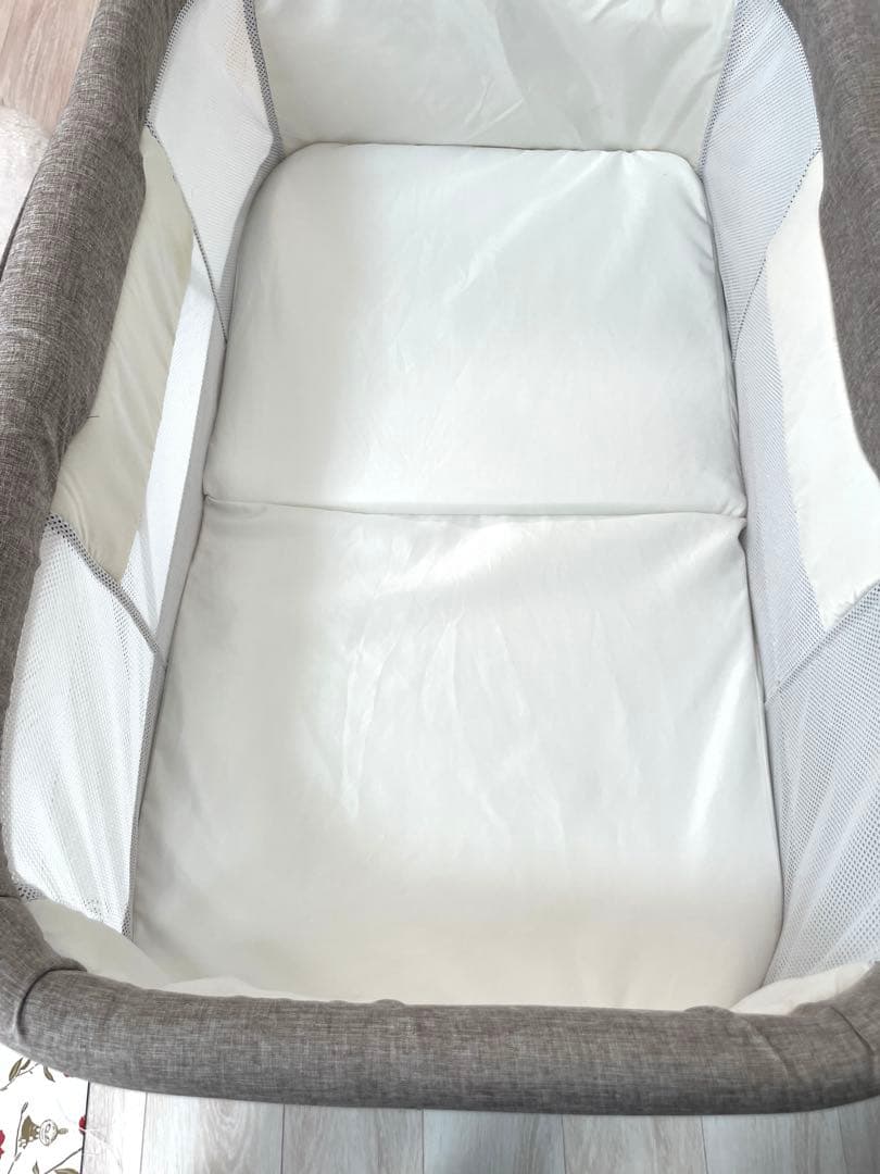 お値下げ！ブラウン メッシュ ベビーベッド