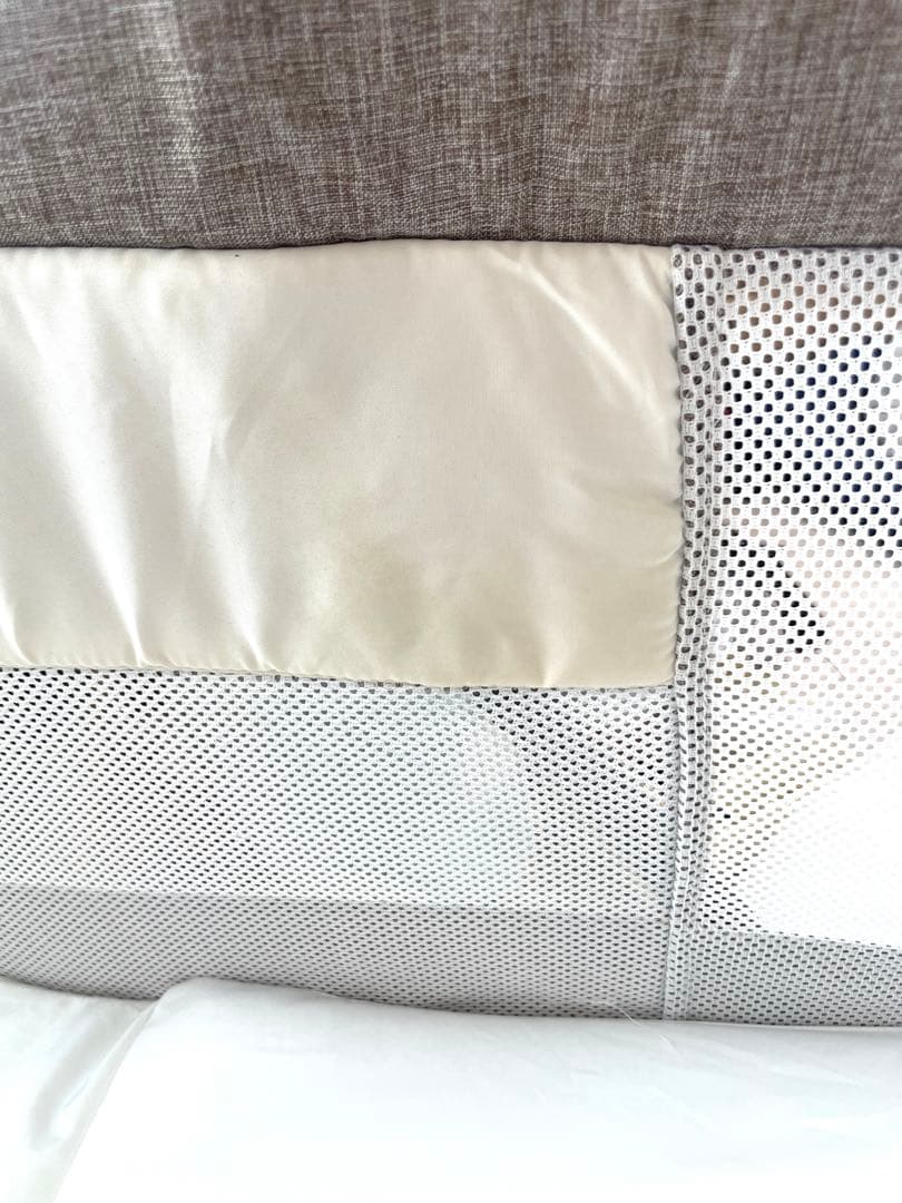 お値下げ！ブラウン メッシュ ベビーベッド