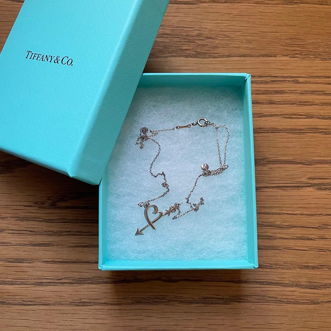 Tiffany パロマピカソ　ハート&アローペンダント