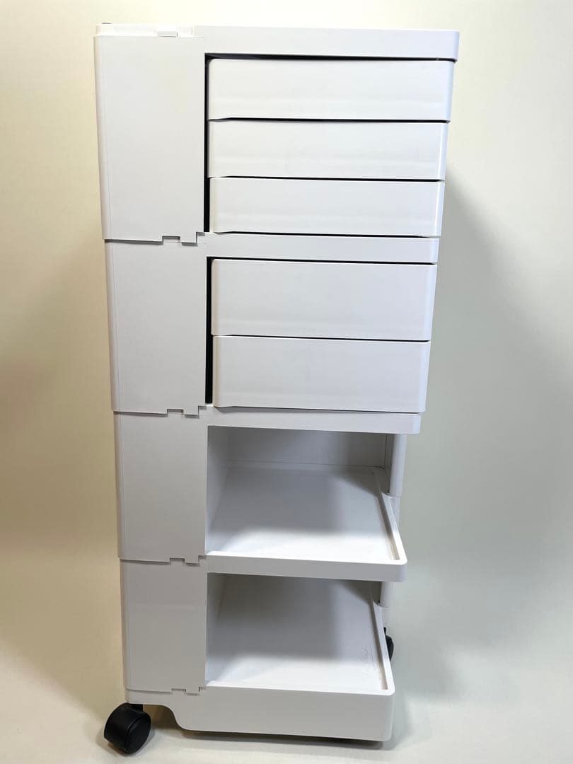 正規品　B-LINE/ボビーワゴン　5段ホワイト　MADE IN ITALY