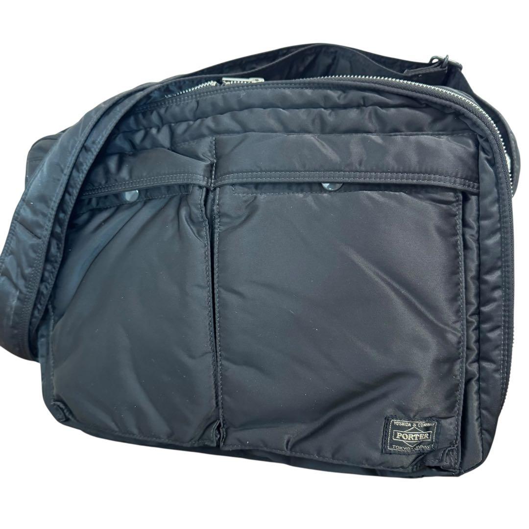 PORTER TANKER SHOULDER BAG 2way ブラック