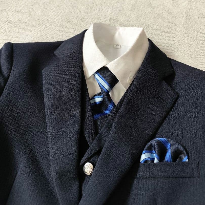 ワンダーファクトリー ベスト付 フォーマルスーツ　6点セット 160 卒業式