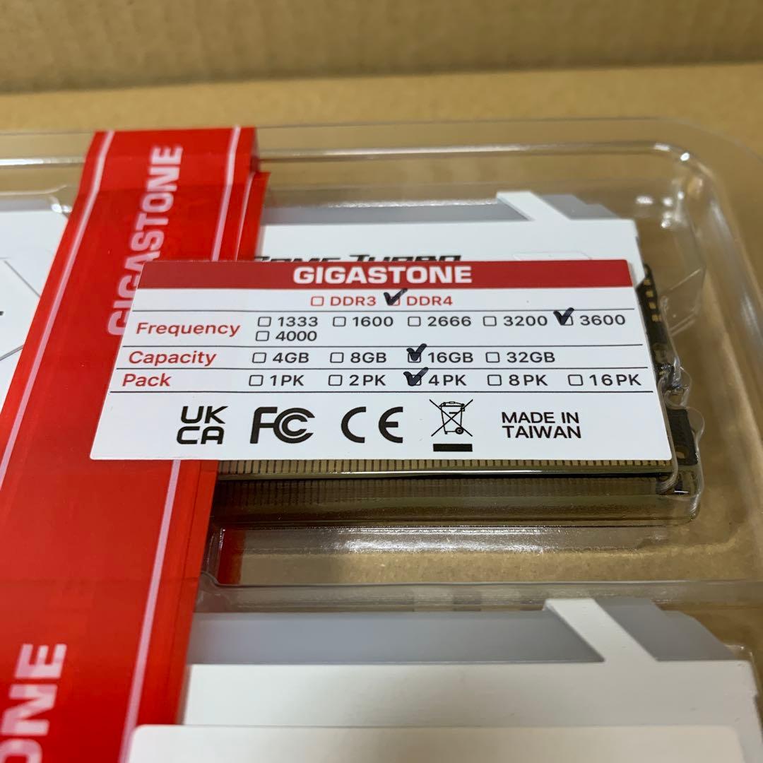 新品未開封　GIGASTONE Game TURBO 16GBx4枚