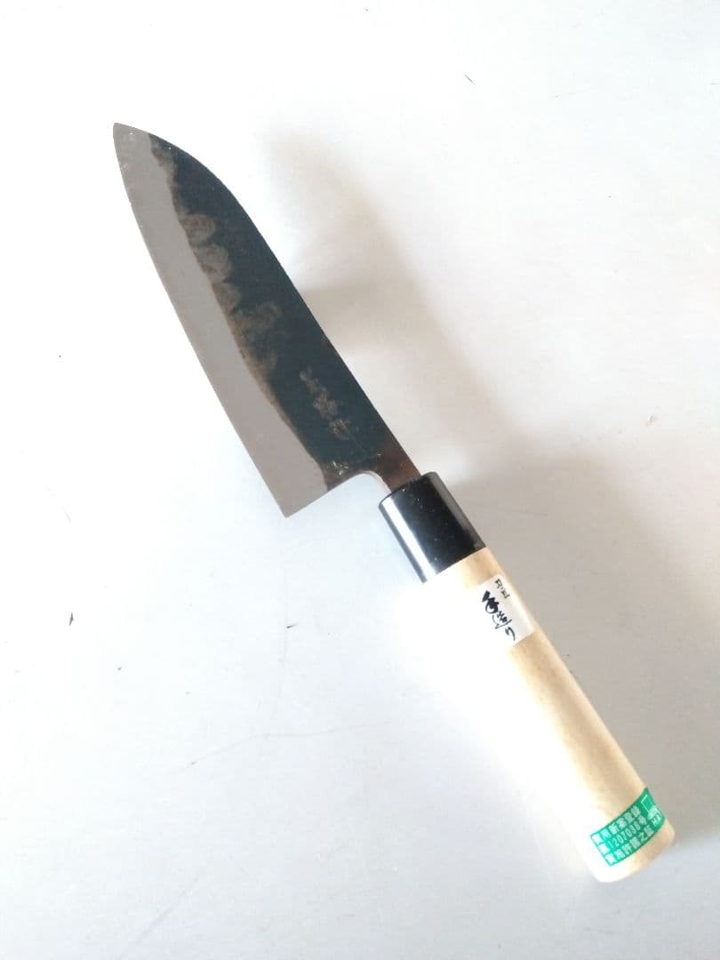 三徳包丁　１６５mm 墨流