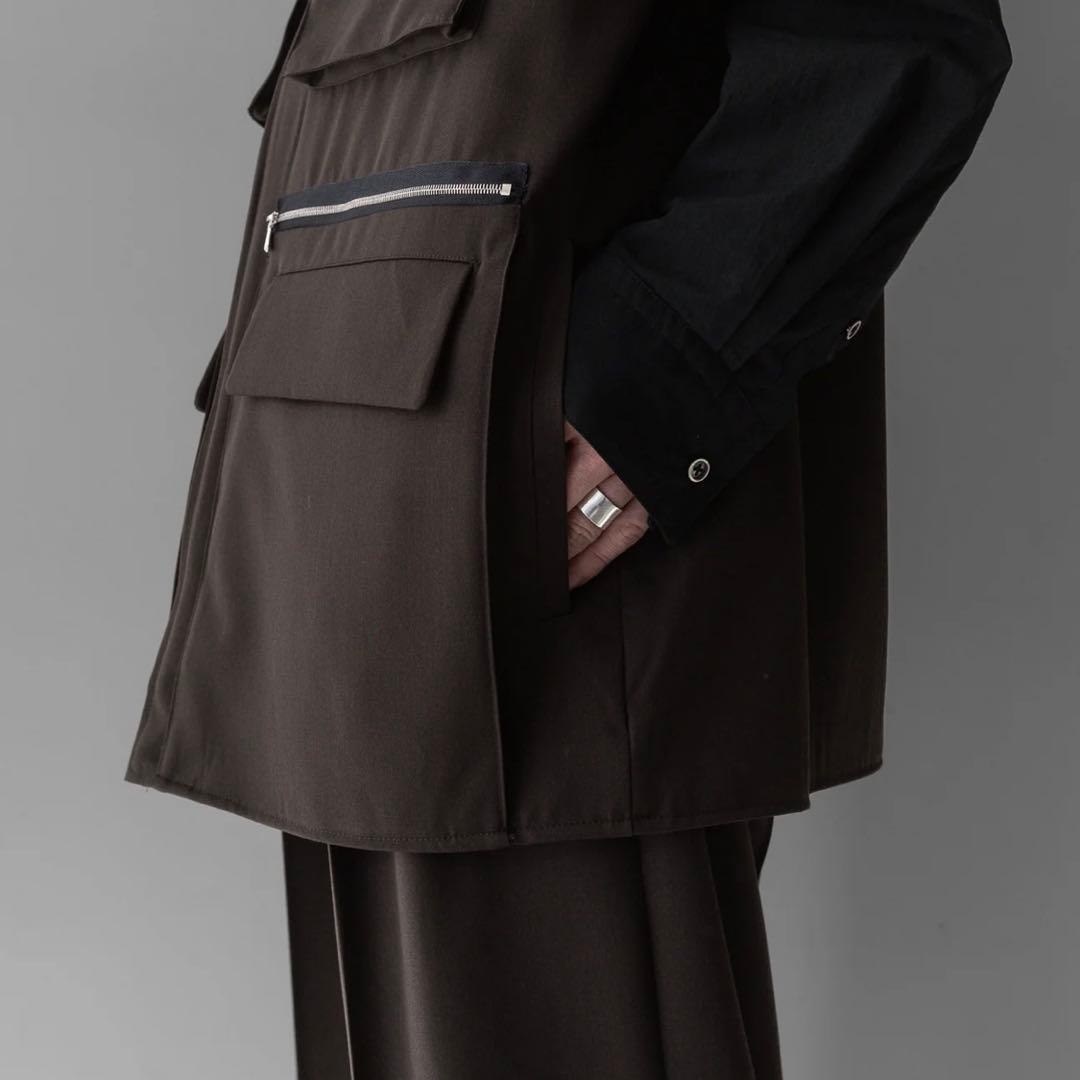 美品stein Oversized Multi Pocket Vest ブラック