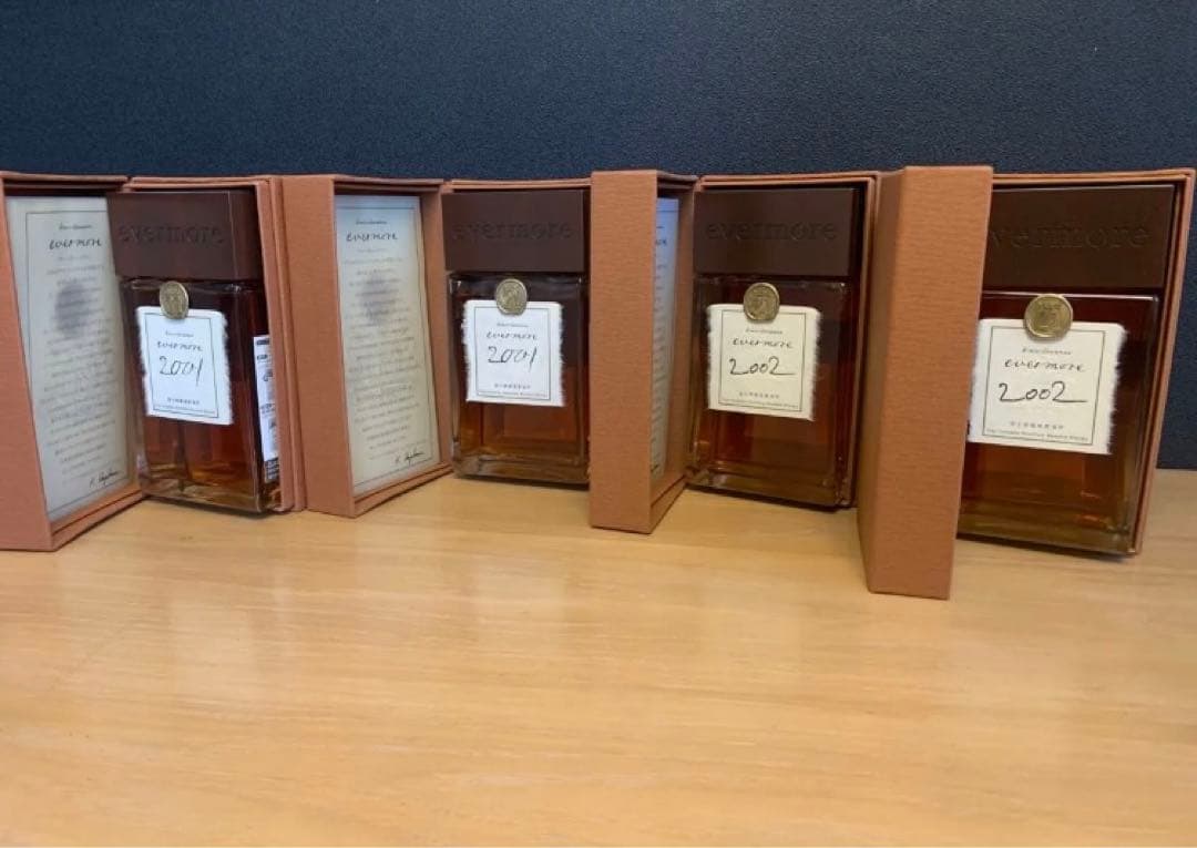 【新品　未開封】エバモア　21年　4本セット　2001年×2本&2002年×2本