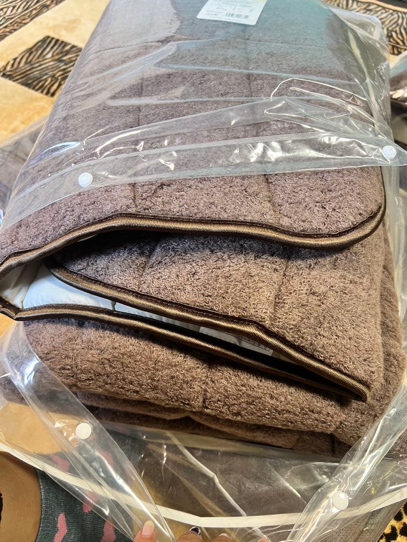 ロマンス小杉 ヒートウールケット 140×200cm 4枚セット ブラウン系