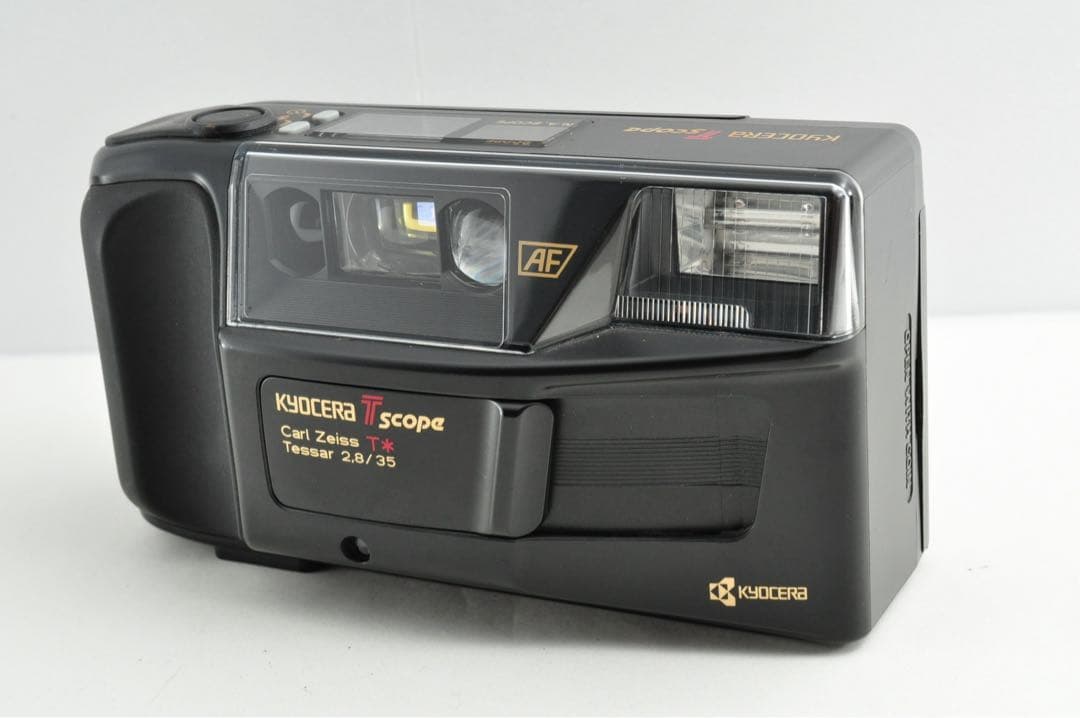 美品 KYOCERA T scopeフィルムカメラ Carl Zeissレンズ