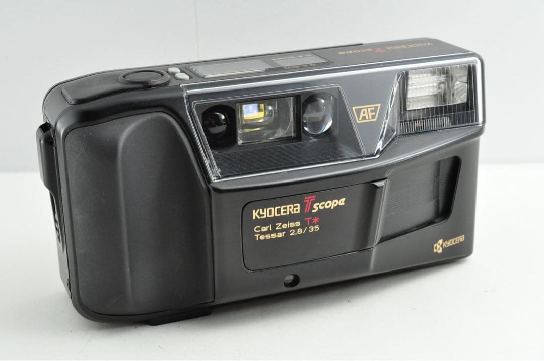 美品 KYOCERA T scopeフィルムカメラ Carl Zeissレンズ