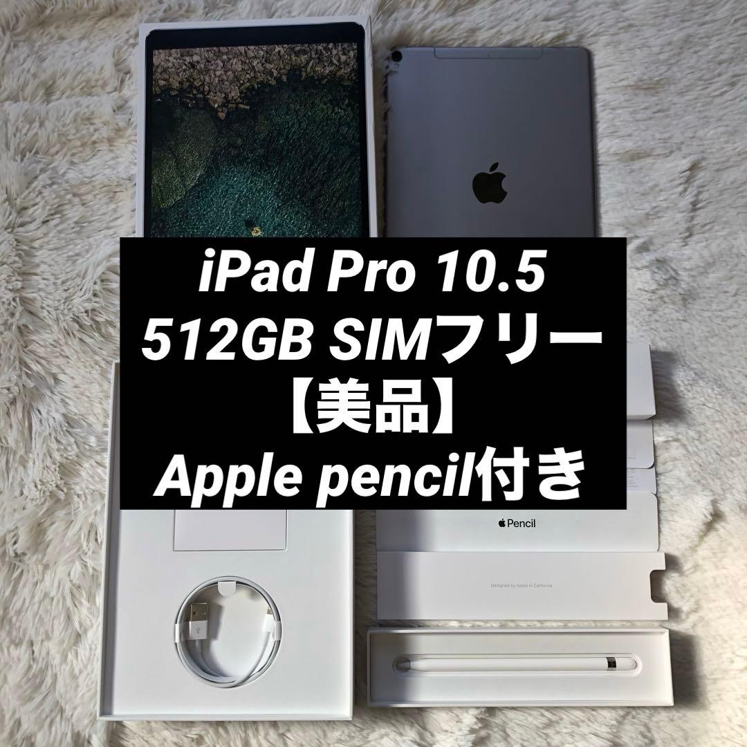 【完動品】iPad Pro 10.5 512GB SIMフリー【すぐ発送】