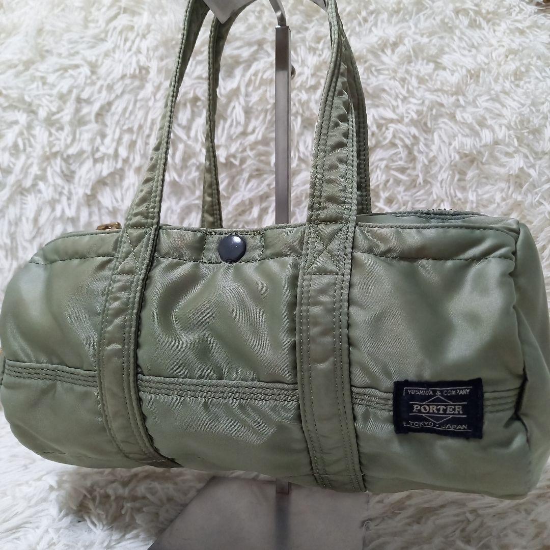 ●希少●　ポーター　タンカー　ドラムバッグ　ダッフル　ミニボストン　グリーン