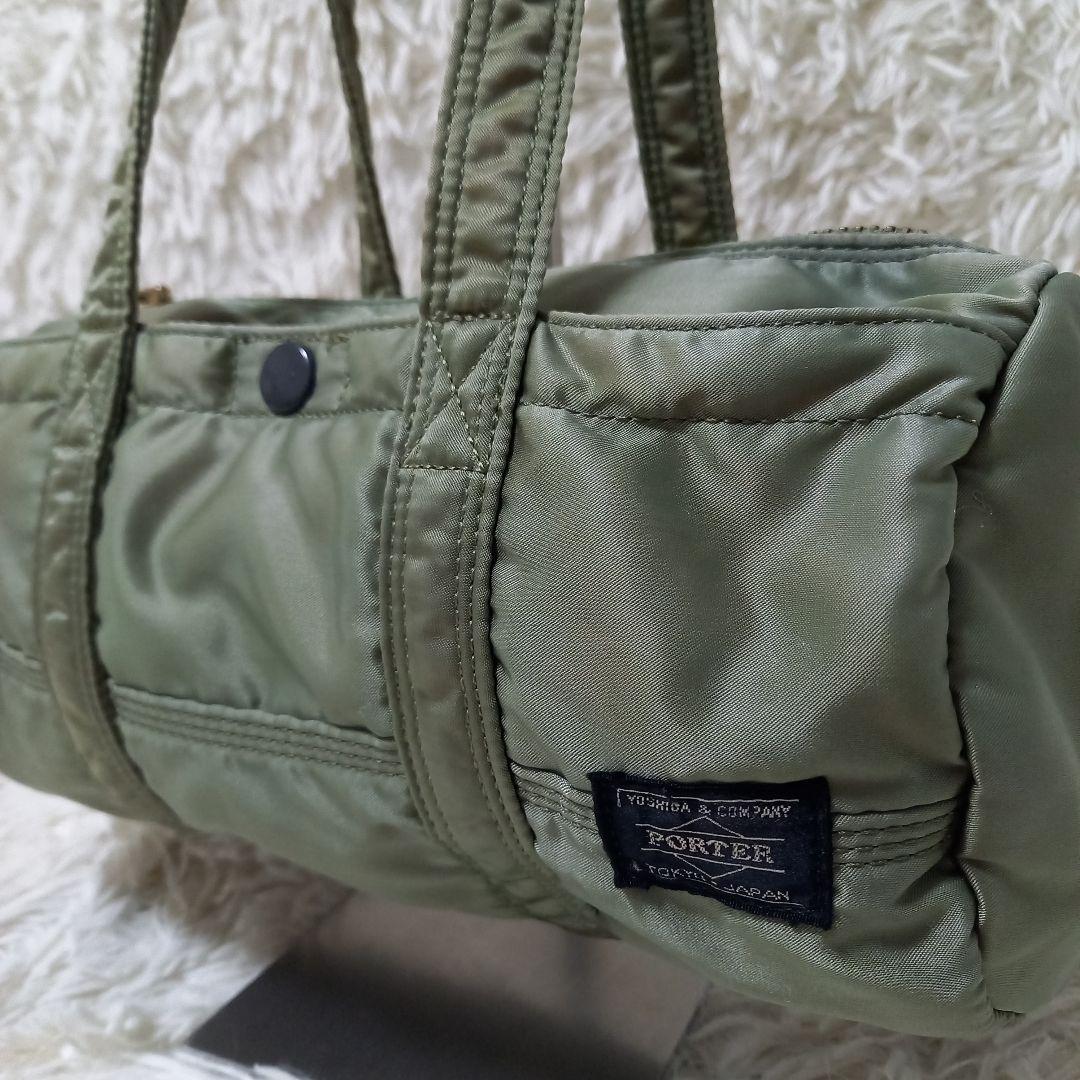 ●希少●　ポーター　タンカー　ドラムバッグ　ダッフル　ミニボストン　グリーン