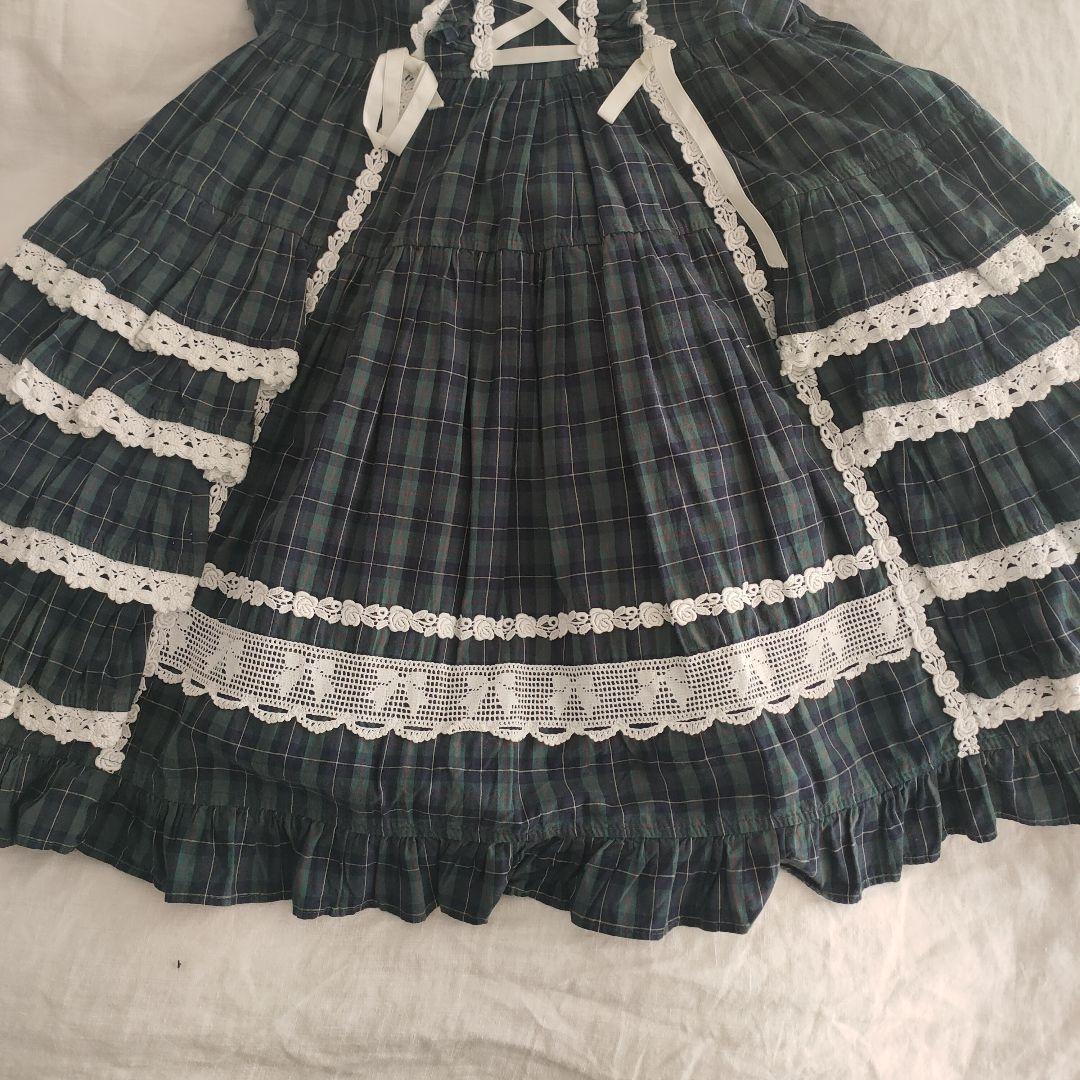 Cornet タータンワンピース