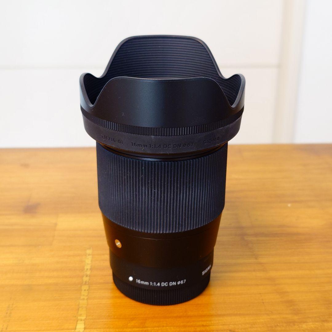 Sigma 単焦点レンズ 16mm F1.4 DC DN EF-Mマウント