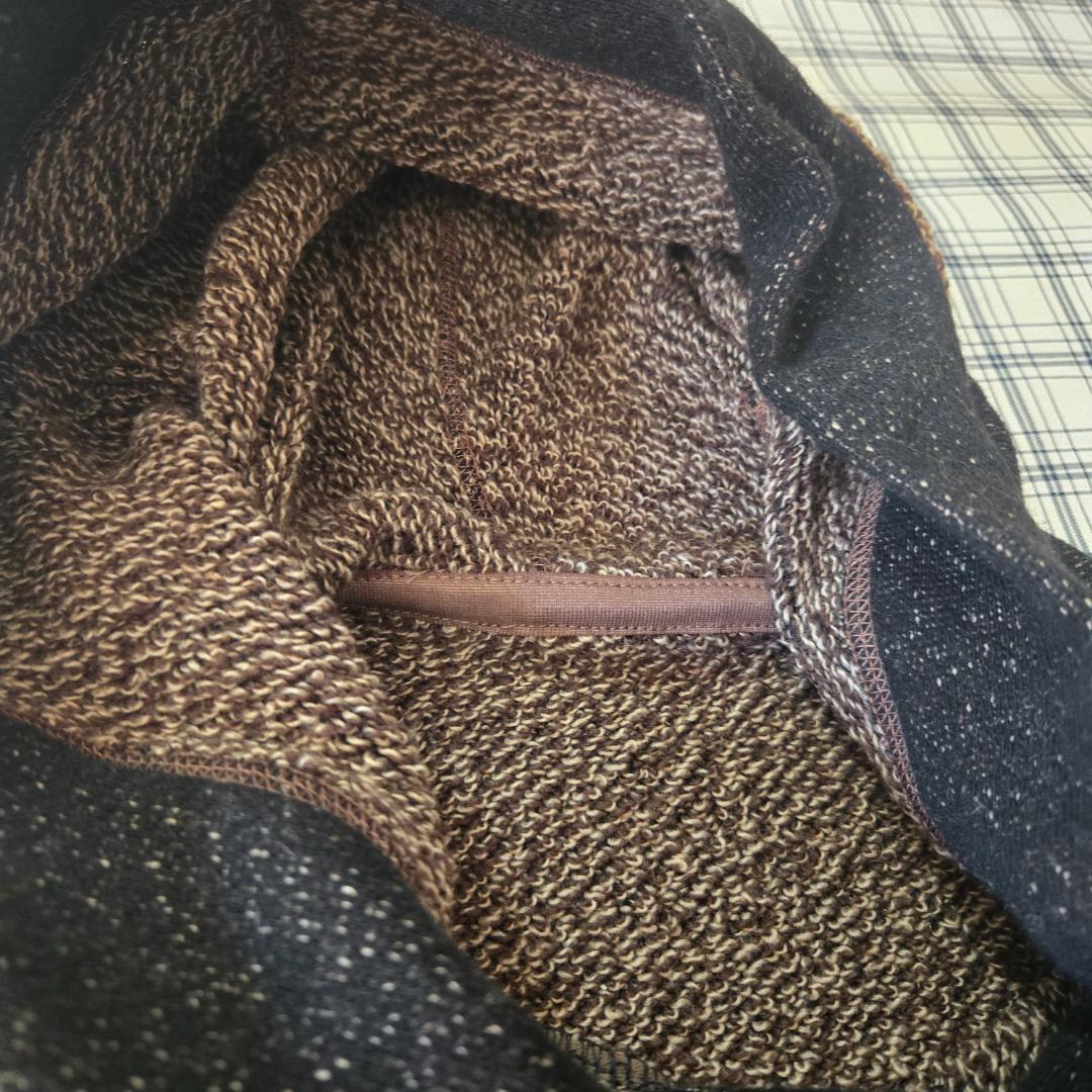 PRIDE 異素材　ニット　パーカー　サイズ４０