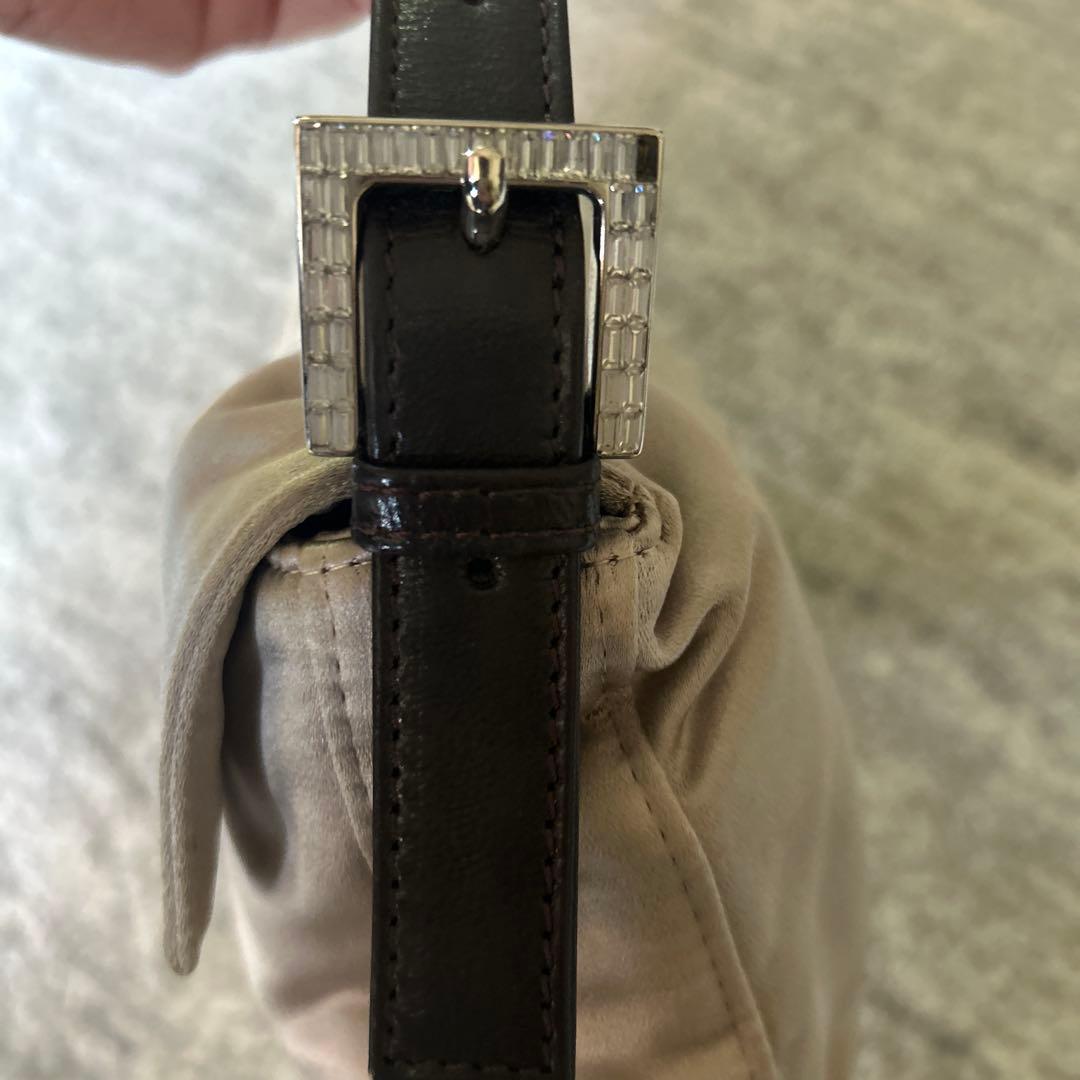 FENDI マンマバケット シルクサテン　ラインストーン