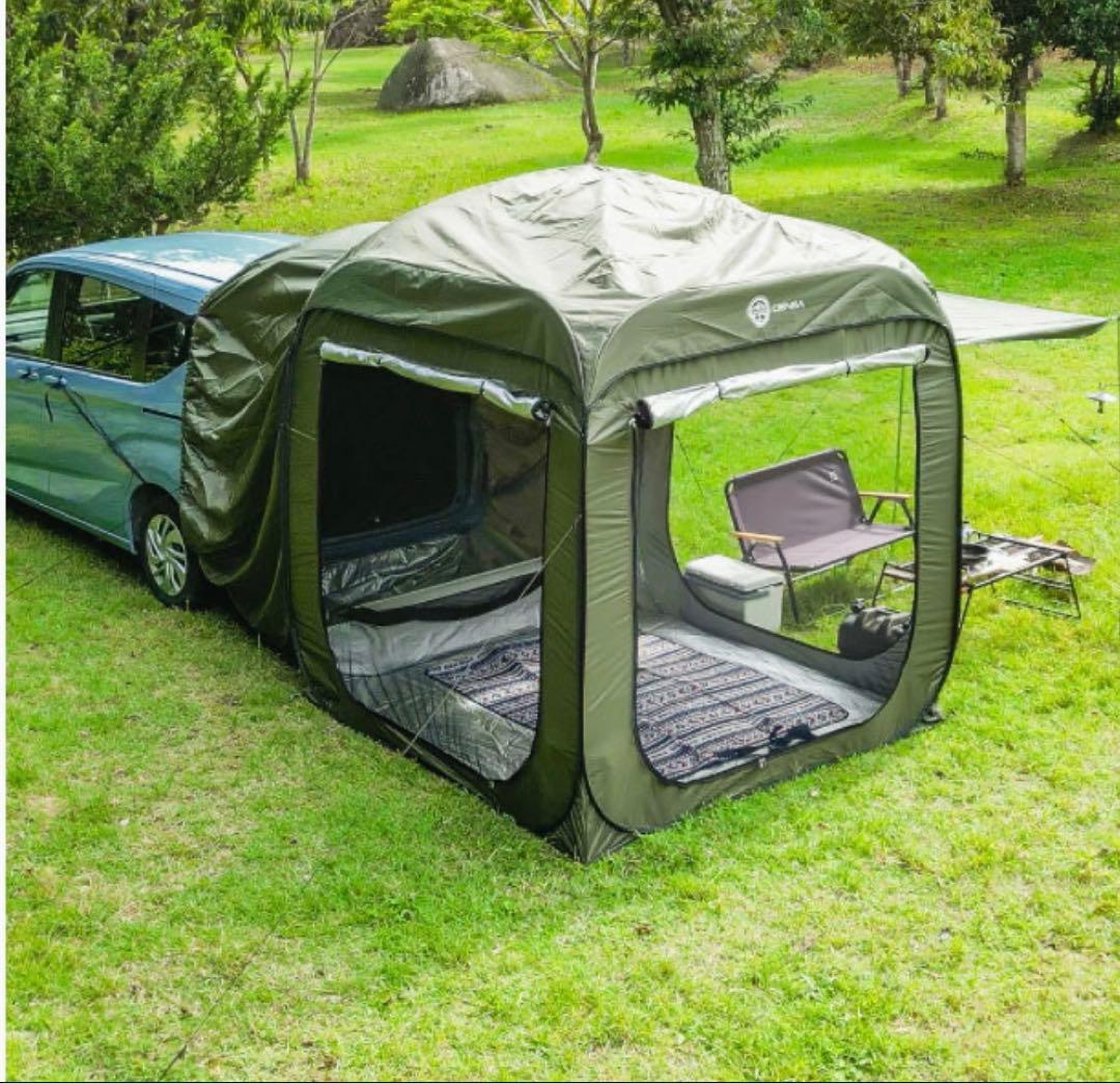 DENEAキャンプテント カーサイド　オリーブグリーン