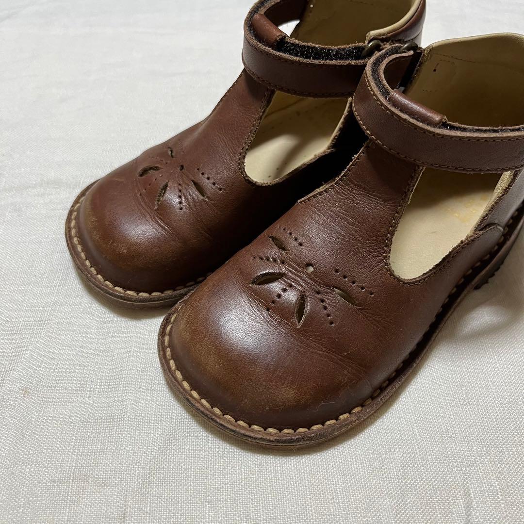 Eureka 革靴 T bar ハイカット ベルクロ 26 エウレカ