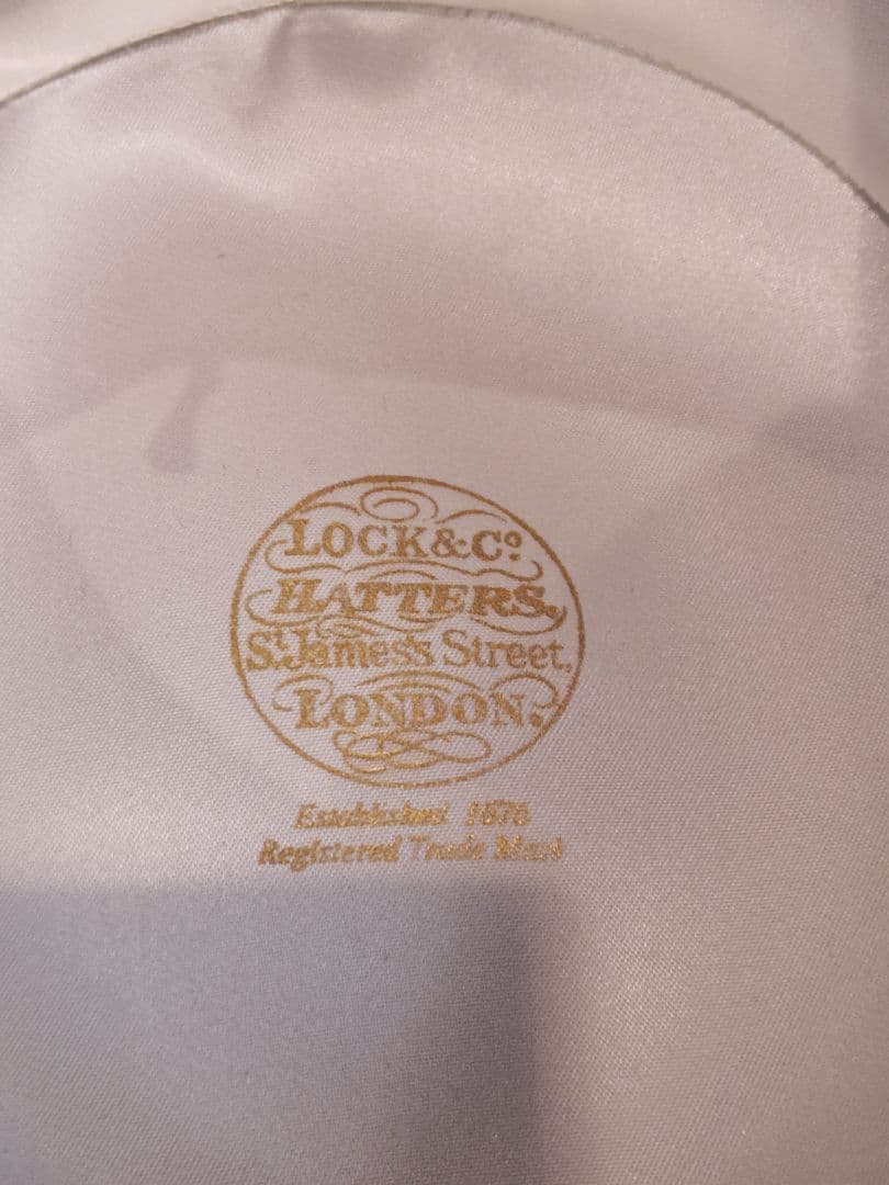 イギリス王室御用達 Lock&Co.Hatters ファーフエルトボーラーハット