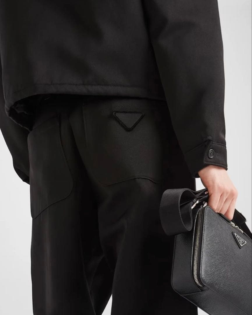 パンツ PRADA 23AW Cotton and Silk pants