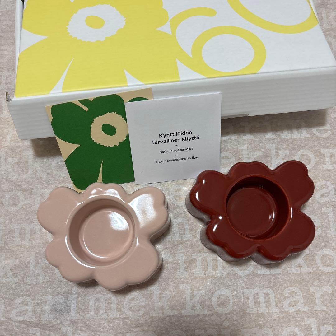 新品　マリメッコ　ウニッコ　ティーライトホルダー