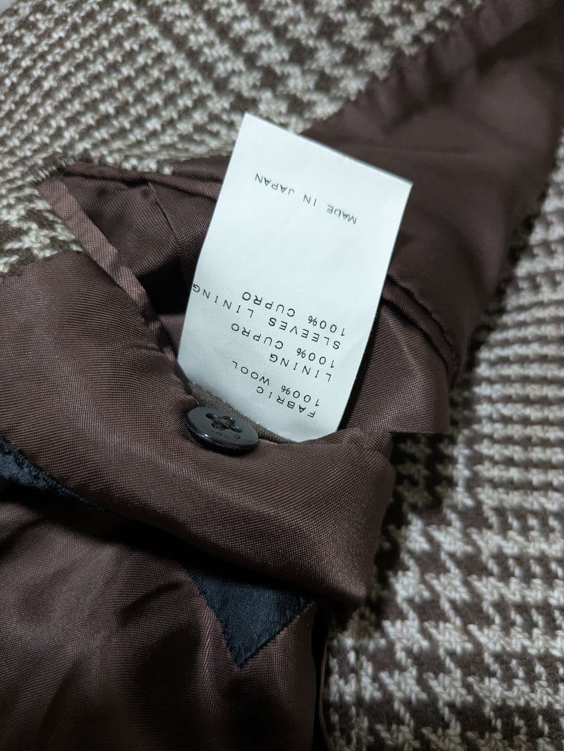 リングジャケット 千鳥柄 ツイードジャケット