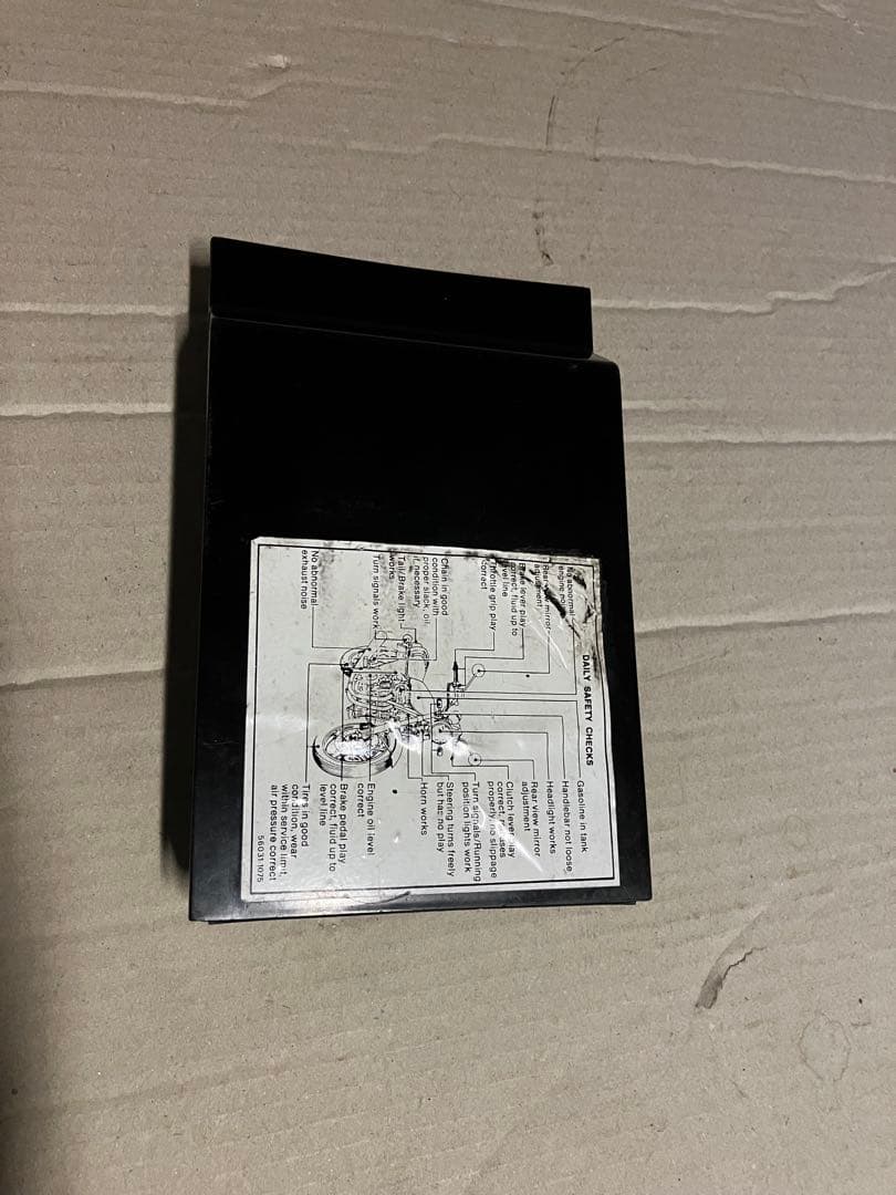 カワサキKZ1000MK2純正オリジナル(当時物) 書類ケース