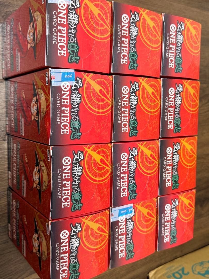 ワンピースカード　受け継がれる意志　テープ付き　12BOX