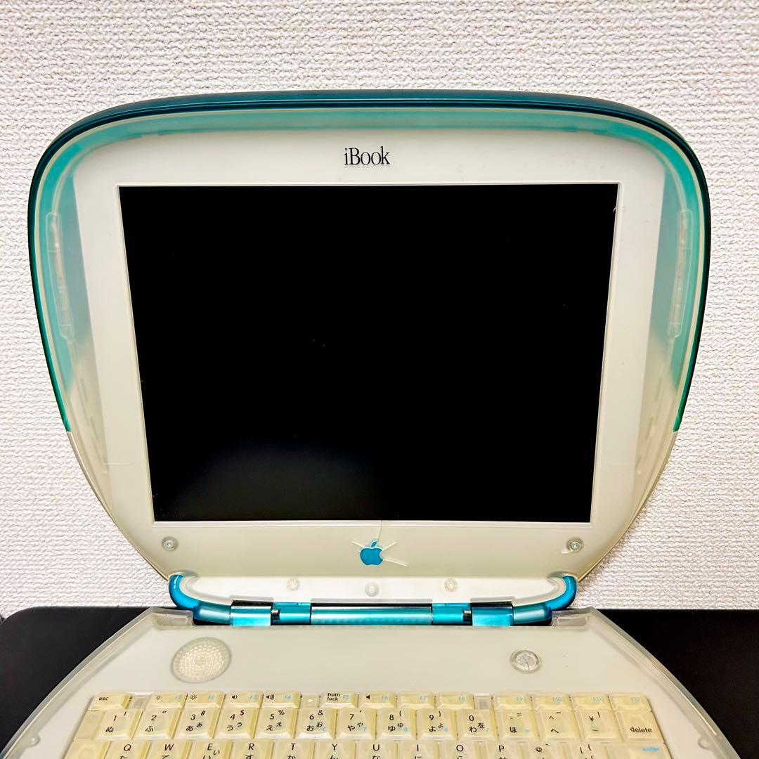 希少 Apple 初代iBook G3 クラムシェル型 M2453 ブルーベリー