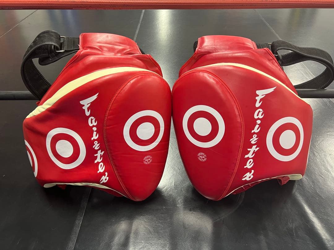 Fairtex フェアテックス ローキック用タイパッド　RED