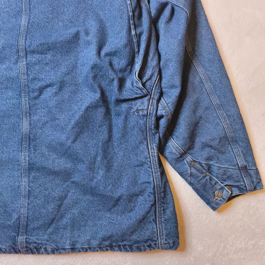 ​【美品/USA製】カーハート デニム チョアコート XXL-TALL 濃紺