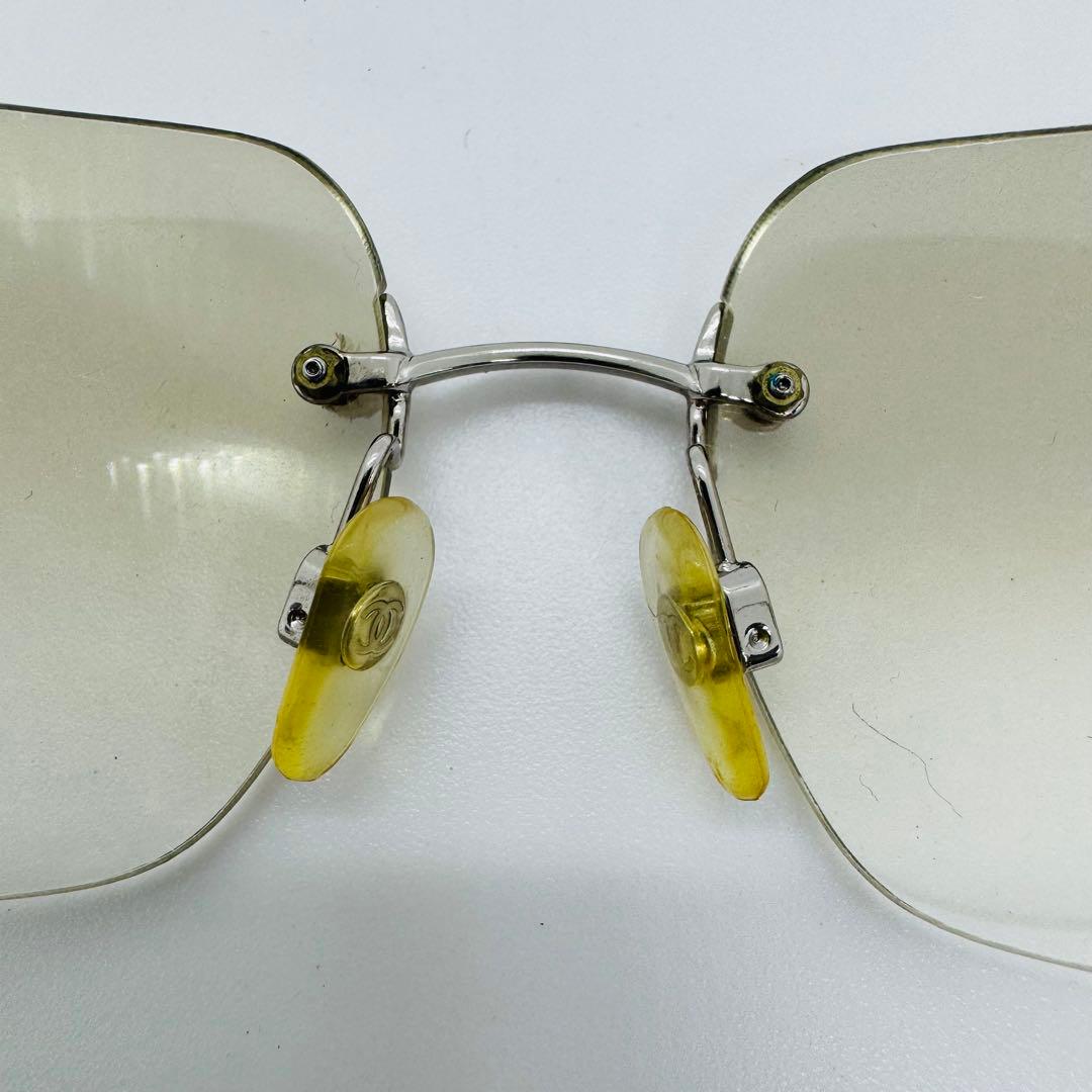 ✨CHANEL✨シャネル✨ココマーク✨ストーン✨リムレス✨ケースなし✨サングラス