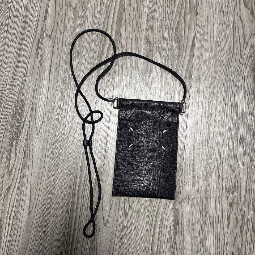 Maison Margiela ラバー レザー フォンケース スマホショルダー