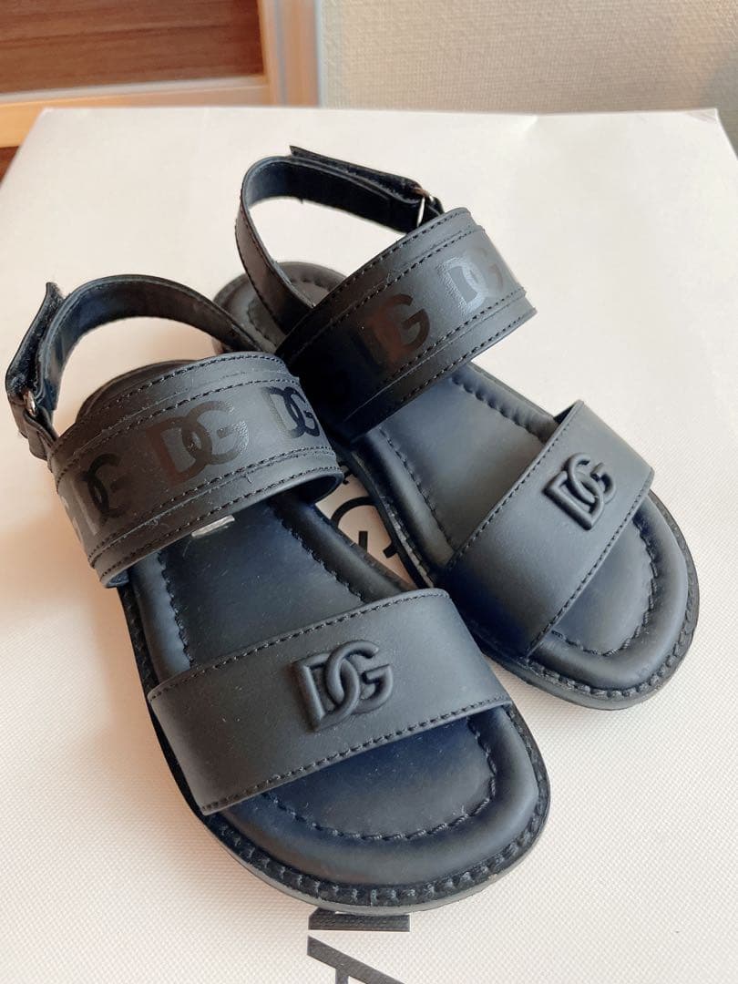 dolce&gabbana ドルガバ　サンダル　ブラック　黒 16 17 18