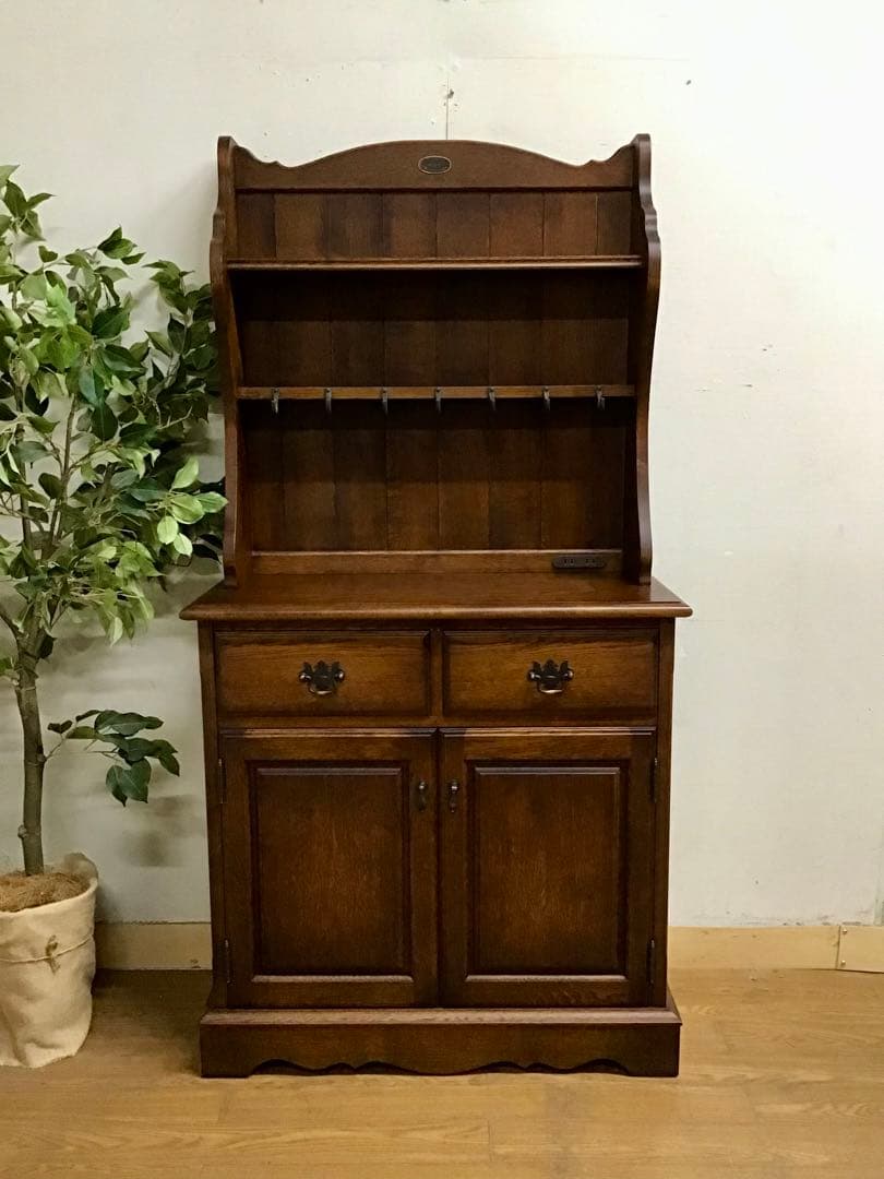 higashikurumemom☆管349☆北海道えぞ民芸家具☆ビュッフェ