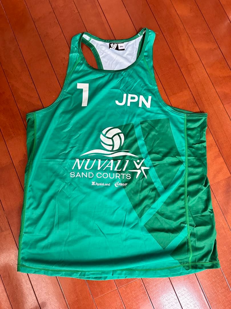 ビーチバレー　世界大会　ワールドツアー　公式　ユニフォーム　タンクトップ