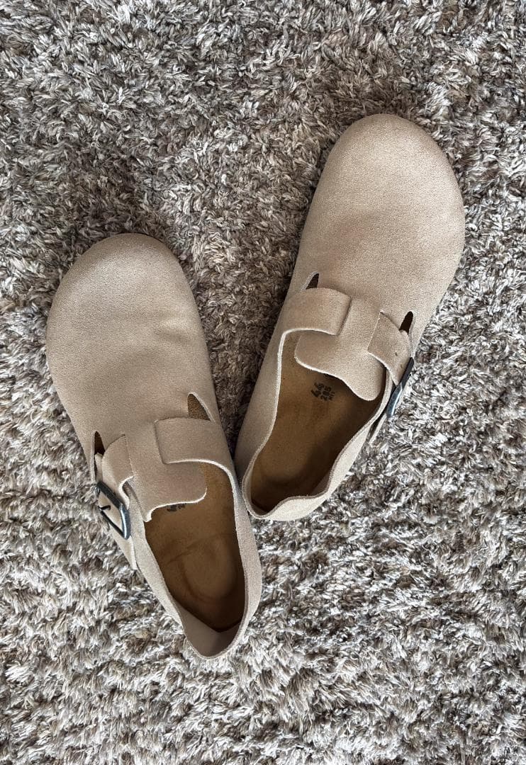 【極美品】Birkenstock ロンドン スエードレザー トープ