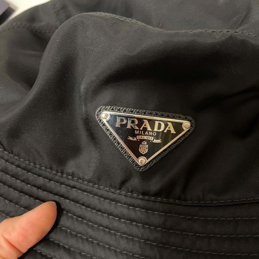 PRADA バケットハット Sサイズ PRE-NYLON