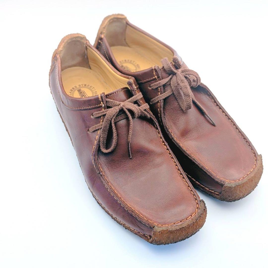 【極美品】Clarks クラークス ナタリー カジュアルシューズ ブラウン 27