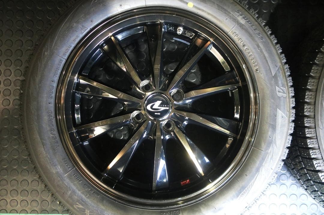 WEDS レオニス CX 新品スタッドレス BS 185/60R16 デミオ等