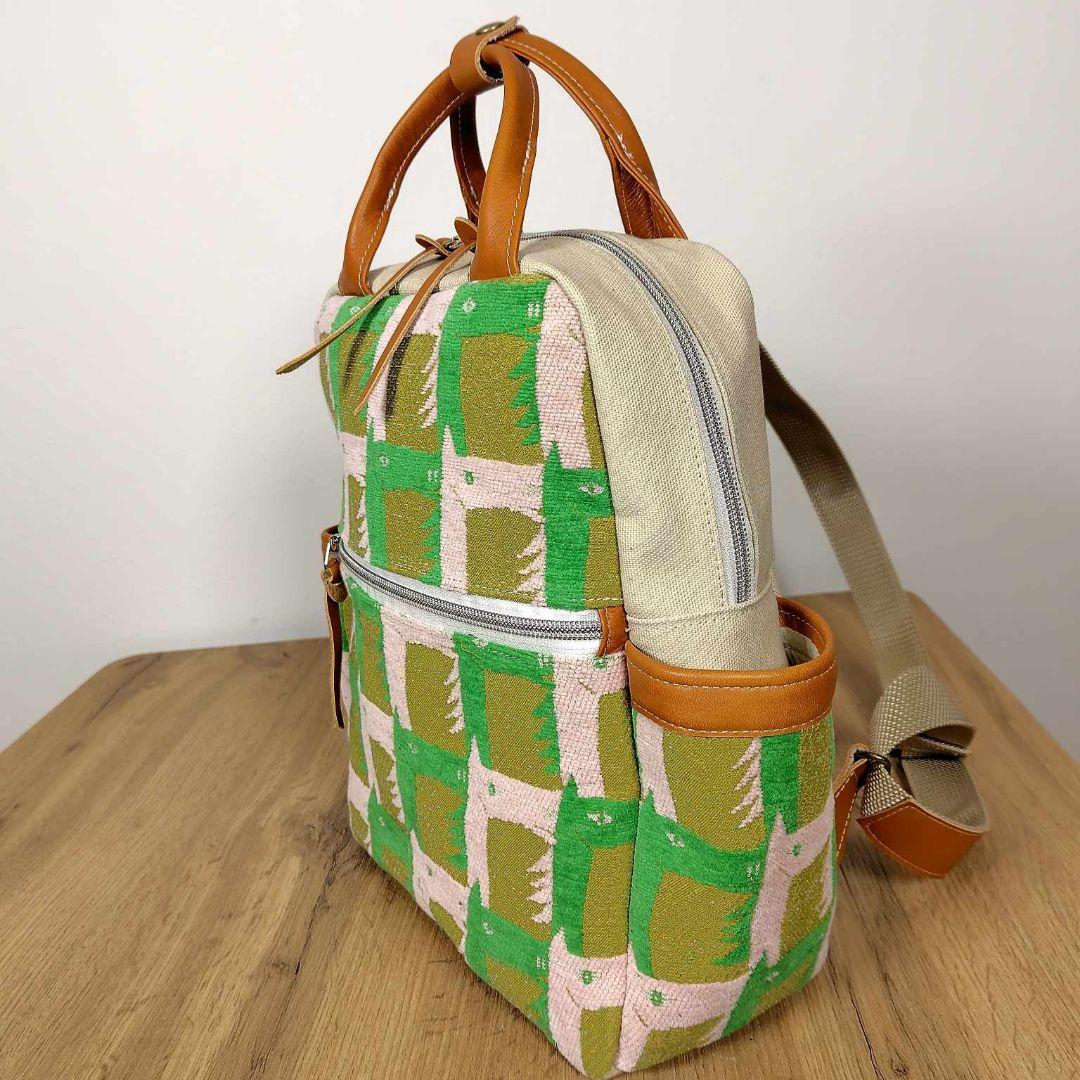 【専用】ミナペルホネン/サラブレッドマスタード/ボストン型トートリュック本革