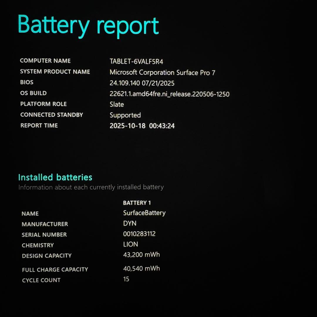 【準新品・ブラック】 Surface Pro7 8G/256G Office