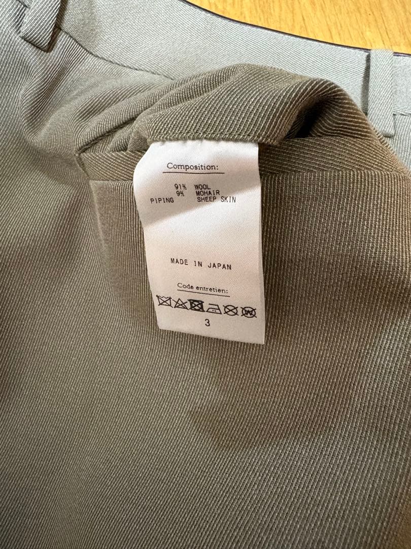 定価5.5万A.PRESSEcovert cloth trousers 3