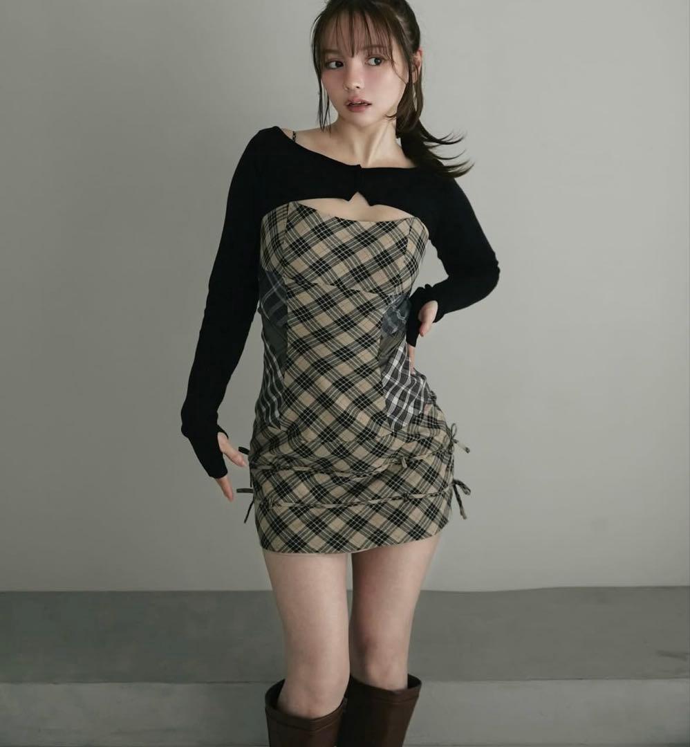 ワンピース andmary Aine set mini dress