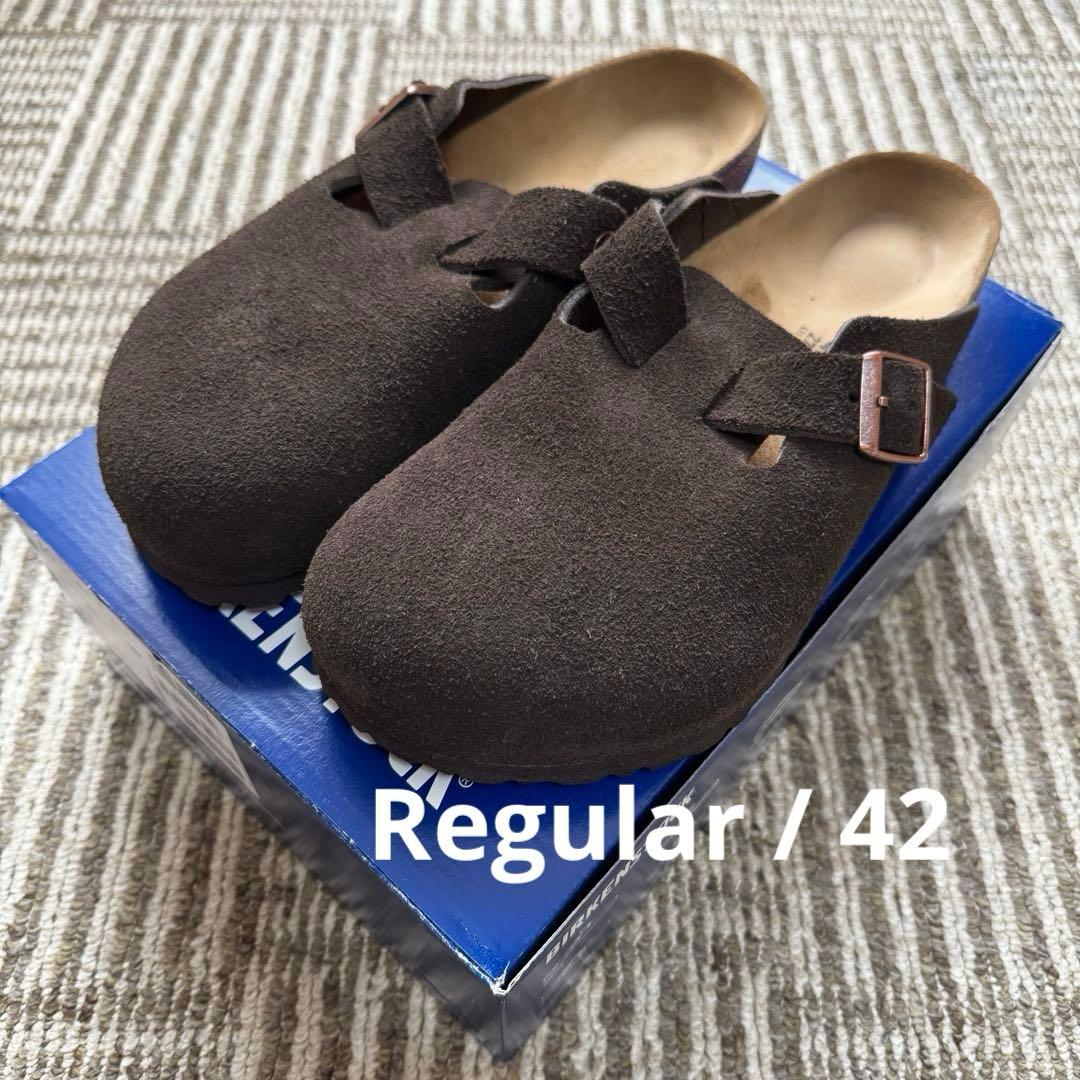 靴 BIRKENSTOCK Boston Mocha Regular 42