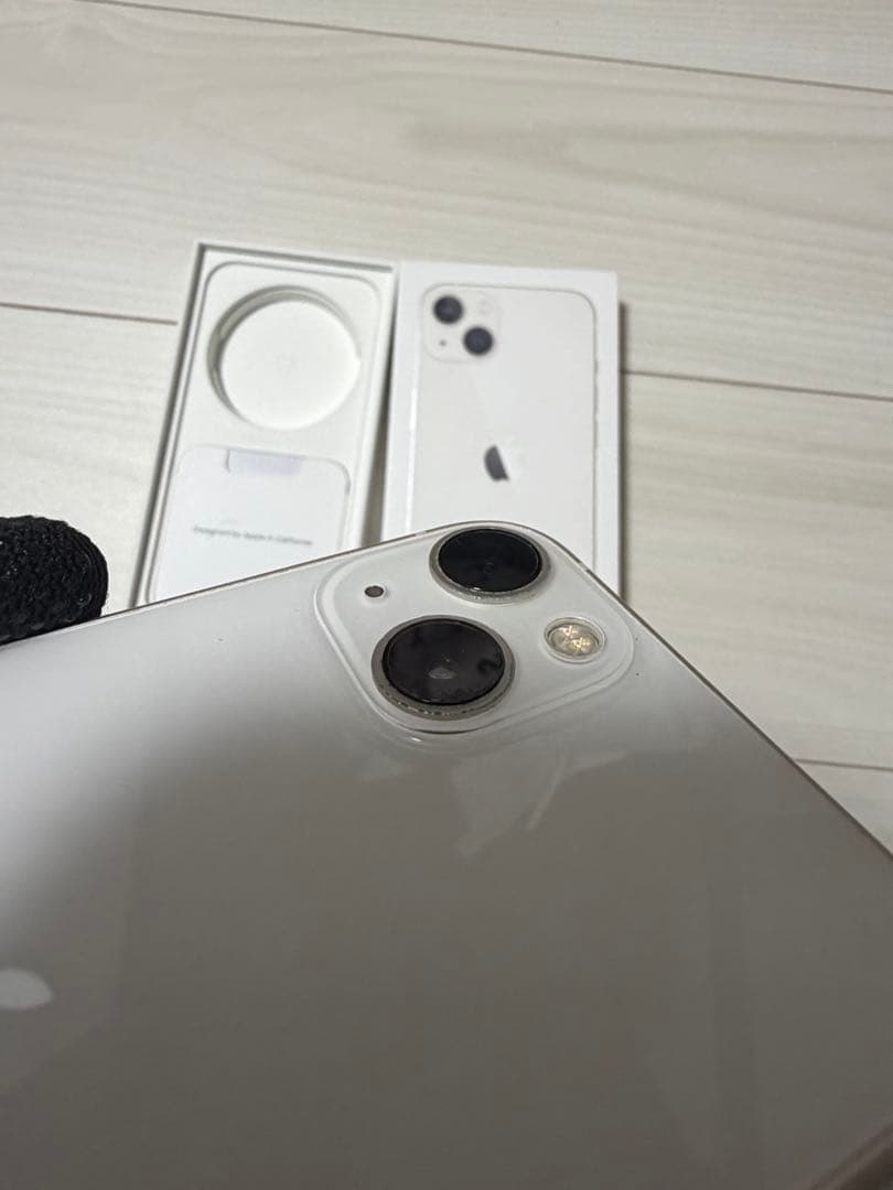 iPhone 13 ホワイト 256GB 箱付き　バッテリー100%