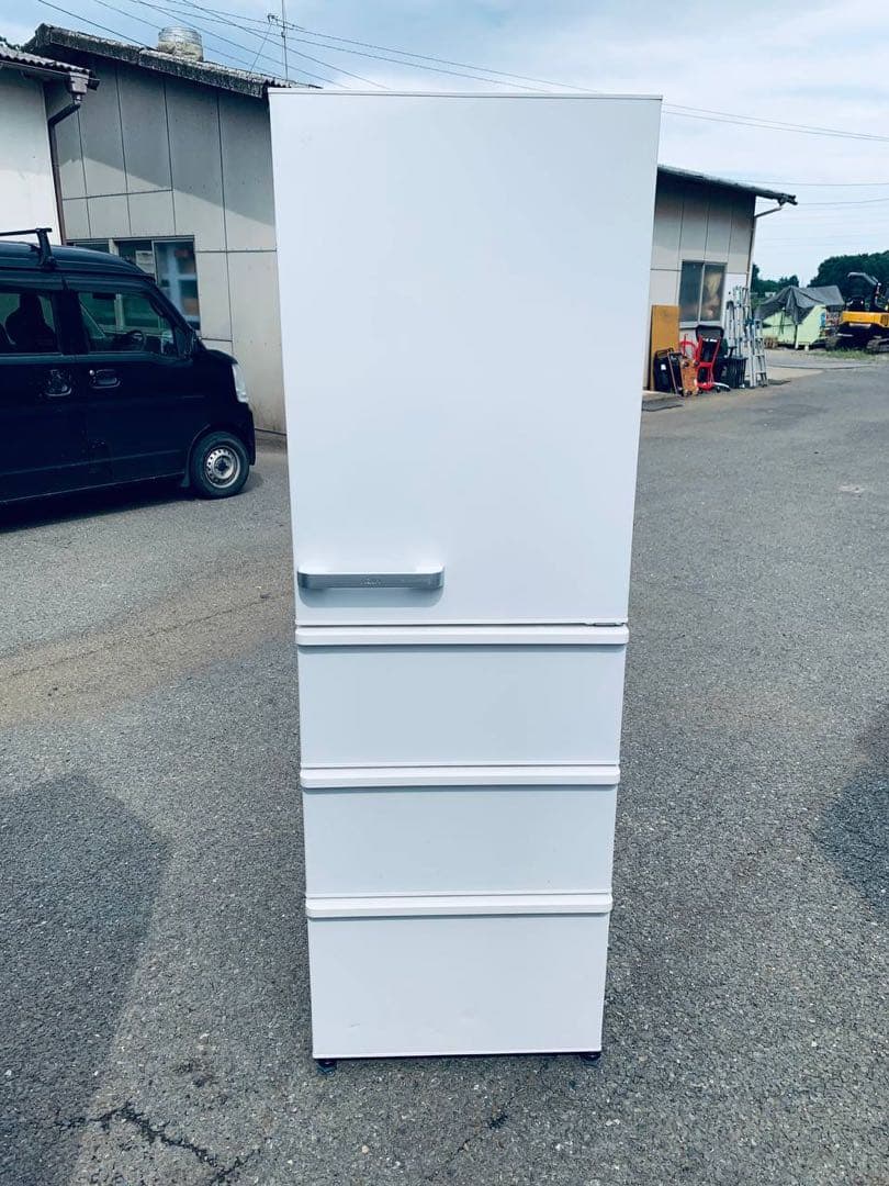 【たなぴ】EJ5184番 アクア大型冷蔵庫+アイリスオーヤマオーブンレンジ