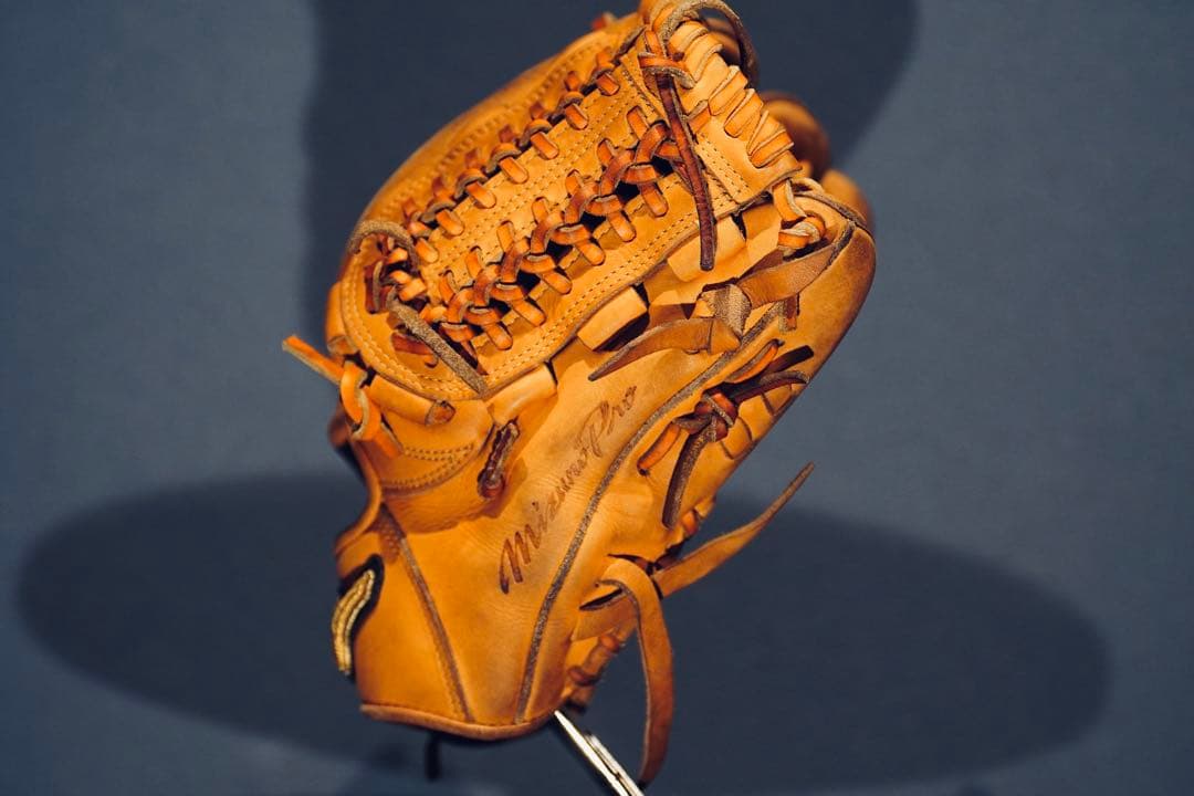 矢*人様 ミズノプロ (Mizuno Pro) 硬式グローブ 内野手用　オレンジ