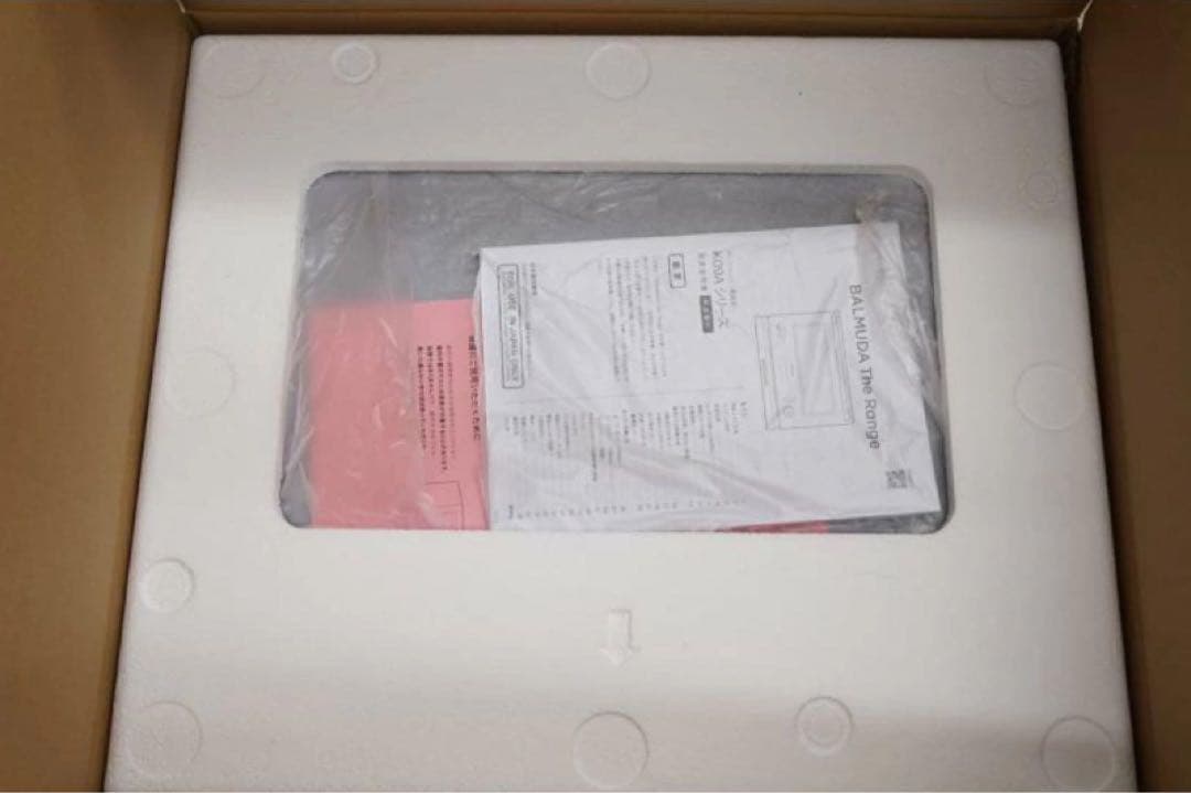 【未使用】BALMUDA The Range K09A-BK オーブンレンジ