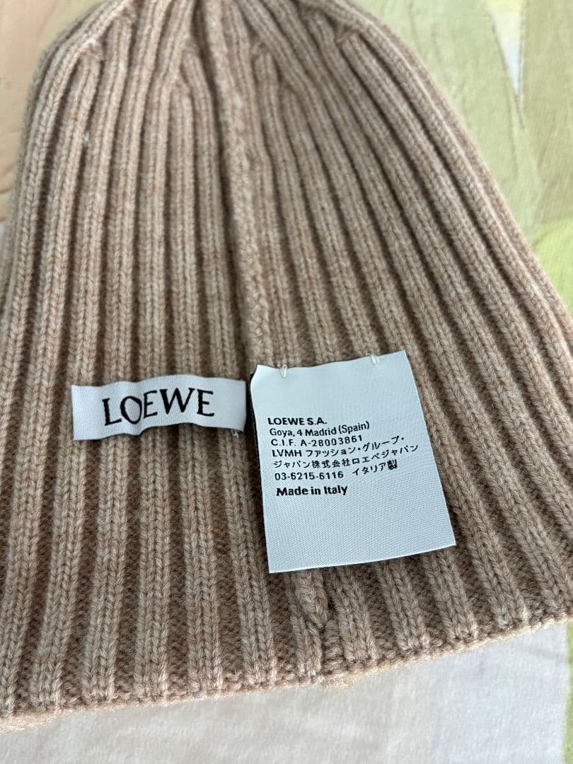 帽子 男女兼用 ロエベ ニット帽
